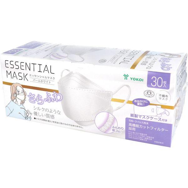 4979773320041 さらふわ ESSENTIAL MASK 不織布マスク パールホワイト