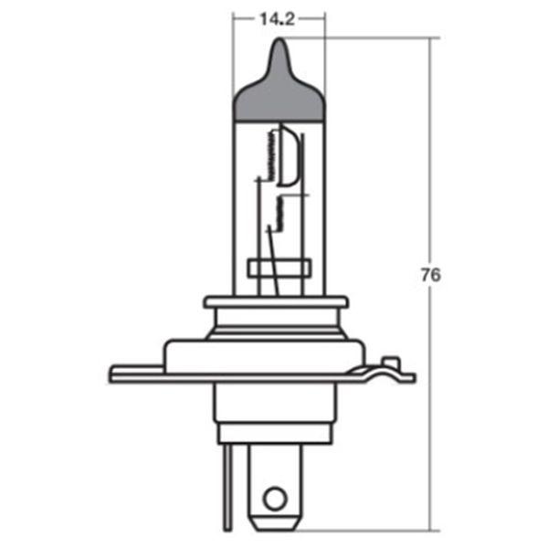 他サイト： STANLEY スタンレー電気 4907894135640 14−0181E 12V60／55W？H4 ハロゲン球の商品画像