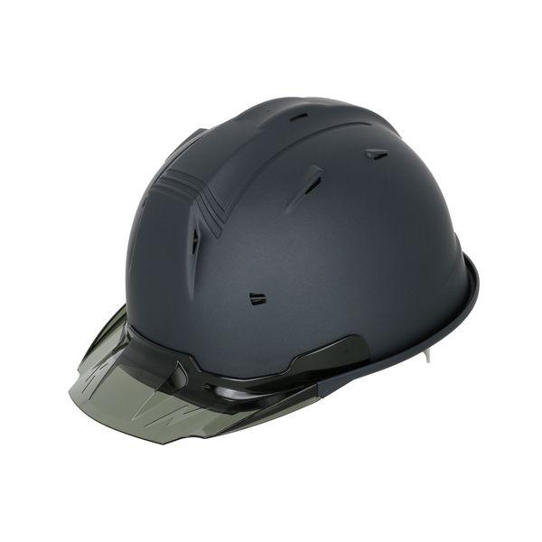 進和化学工業 シンワ 2016 ヘルメットSS19VプロマットビュレットグレーMブラウンメタリックバイザースモークB