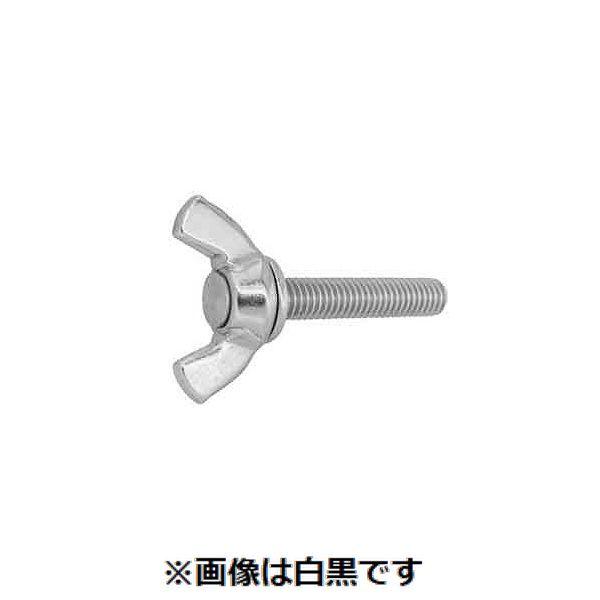 【個人宅配送不可】【個数：100個】ＳＵＮＣＯ 4942131046853 【100個入】 直送 代引不可 ステン冷間蝶ボルト R 6 X 15