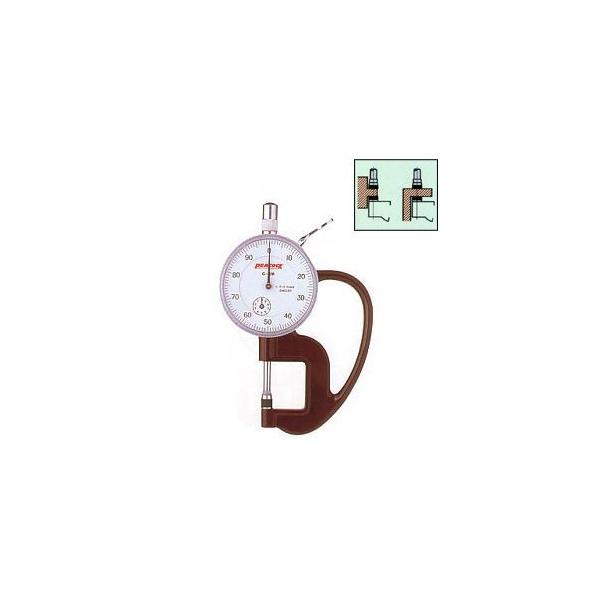 尾崎製作所 PEACOCK G-1M ダイヤルシックネスゲージ 厚み測定器 0.01mmタイプ ピーコック PK116001 G1M