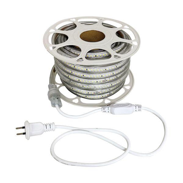 LEDロープライト 両面発光 FRL-W20M-W 20M 白色 富士倉 : 測定器・工具