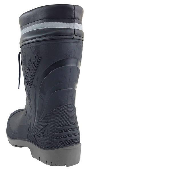 喜多 KITA 4931530566734 TPE踏貫き防止セーフティブーツ ショート丈 KR7480 ブラック L(25.5〜26.0)