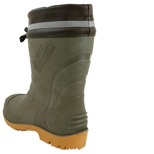 喜多 KITA 4931530566949 TPE踏貫き防止セーフティブーツ ショート丈 KR7480 カーキ LL(26.5〜27.0)