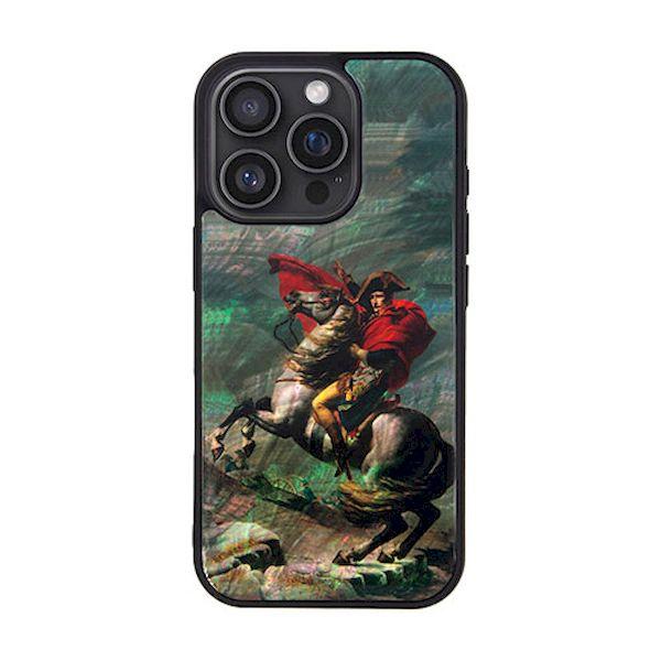 I27126I16PR 直送 代引不可 ikins アイキンス 天然貝ケース for iPhone 16 Pro ナポレオン サンベルナール峠