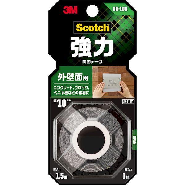 他サイト： 3M スリーエム 4550309264451 スコッチ 強力両面テープ 外壁面用 10mm×1．5mの商品画像