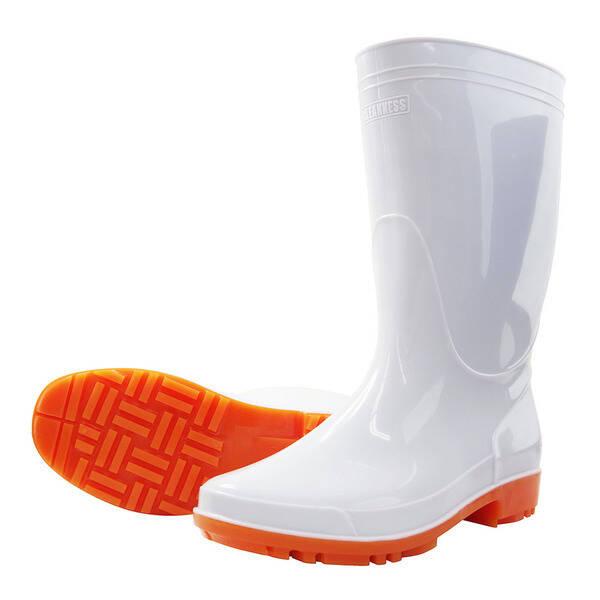 喜多 KITA 4931530567120 耐油長靴 耐滑 KR900 ホワイト 24.5