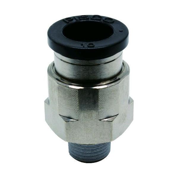 ピスコ PC1001 チューブフィッティング ストレート 適合外径１０ｍｍ 接続口径Ｒ１／８ PC-1001 328-0322