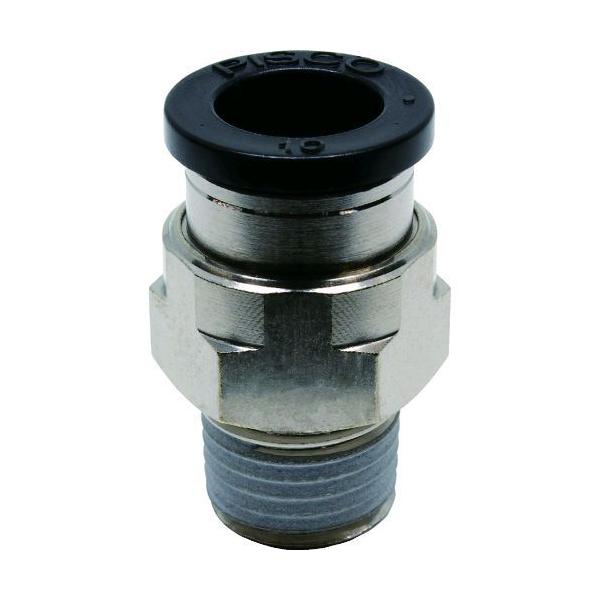 ピスコ PC10-02 チューブフィッティング ストレート 適合外径１０ｍｍ 接続口径Ｒ１／４ PC1002 290-9634