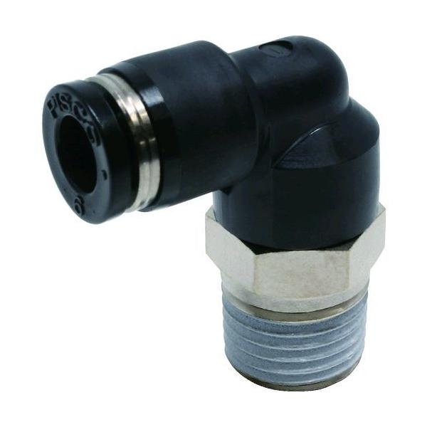 ピスコ PL6-02 チューブフィッティング エルボ 適合外径６ｍｍ 接続口径Ｒ１／４ PL602 290-8956