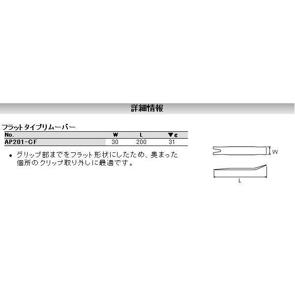 KTC 京都機械工具 AP201-CF フラットタイプリムーバー AP201CF
