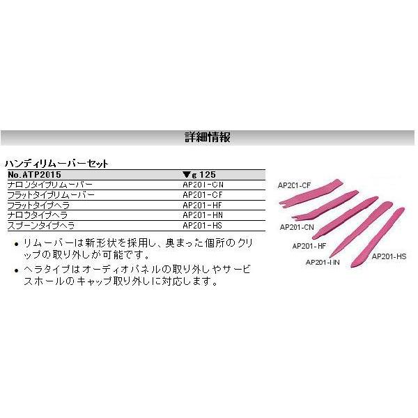 KTC 京都機械工具 ATP2015 ハンディリムーバーセット ５点組 ATP-2015