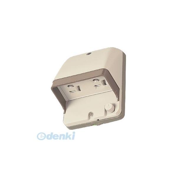 パナソニック電工 Panasonic WK4106 防水コンセント WK4106 フル接地防水ダブルコンセント クリームグレー