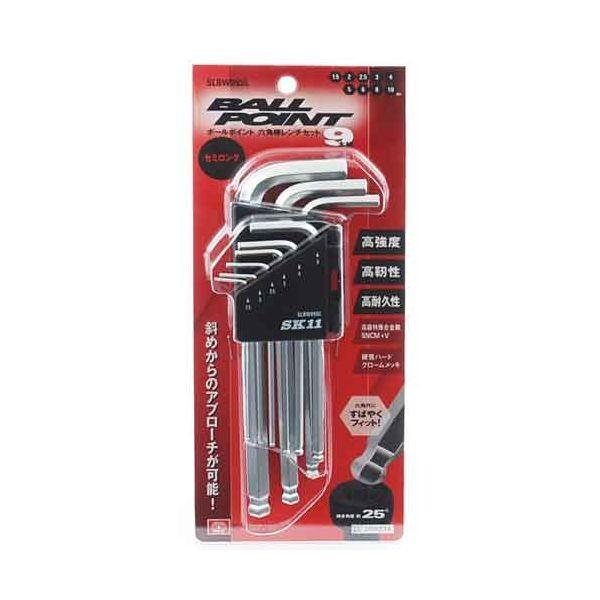 ＳＫ１１ 4977292209373 ＢＰ六角棒レンチセット ＳＬ 4977292209373 SLBW09SL セミロング