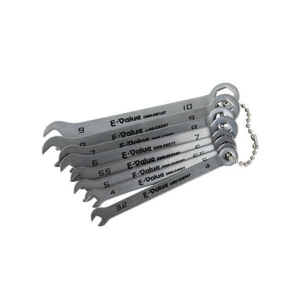 Ｅ－Ｖａｌｕｅ 4977292264723 ミニスリムレンチセット 4977292264723 EMS-08TSET 藤原産業