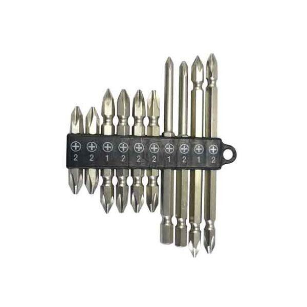 Ｅ－Ｖａｌｕｅ 4977292314145 スクリュービットセット 4977292314145 BS-10N 10PCS 藤原産業