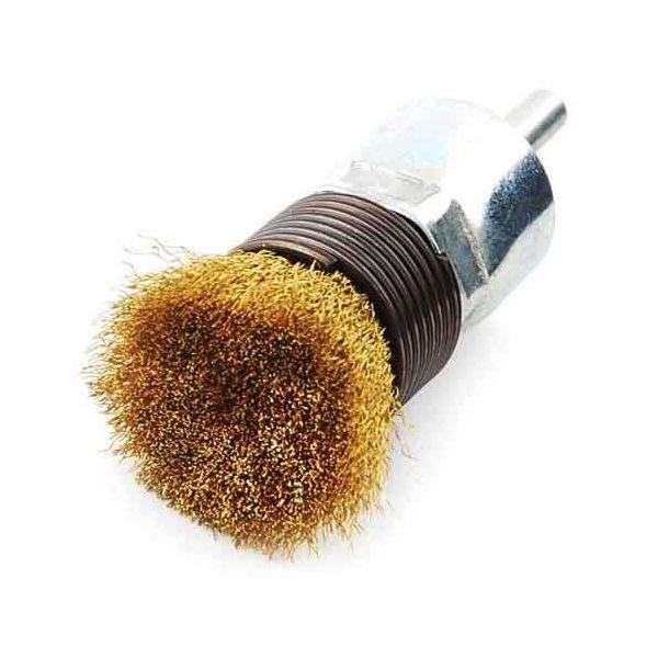 ＳＫ１１ 4977292332569 軸付筒型真中ブラシ 4977292332569 藤原産業 筒型真鍮ブラシ 軸付筒型真鍮ブラシ