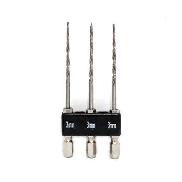 ＳＫ１１ 4977292346313 ハイス下穴ドリルセット 4977292346313 3PCS 藤原産業 六角軸 木工用