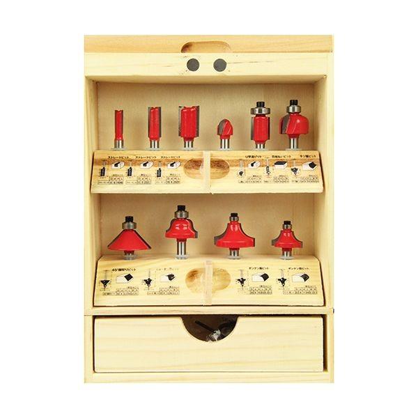 Ｅ－Ｖａｌｕｅ 4977292386197 超硬ルータービットセット 4977292386197 ERB6-10R 6mm軸