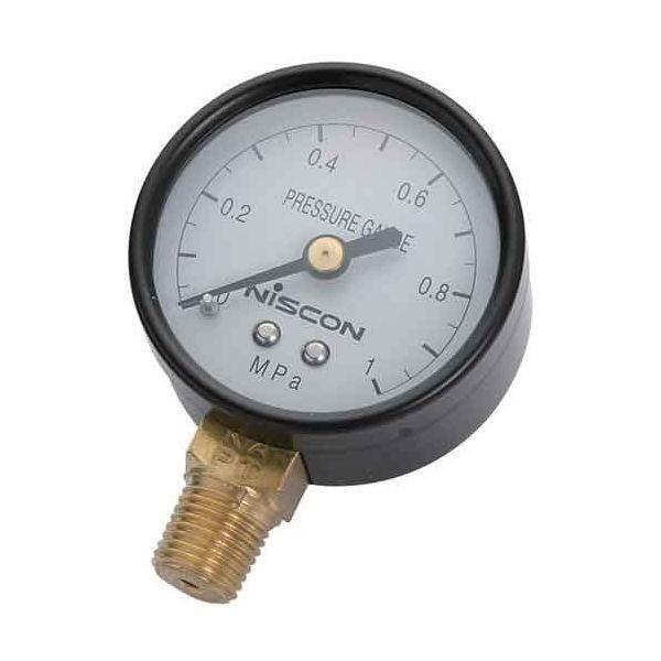 ＳＫ１１ 4977292443180 圧力計 ５０mm 下ネジ 4977292443180 APG-3 藤原産業