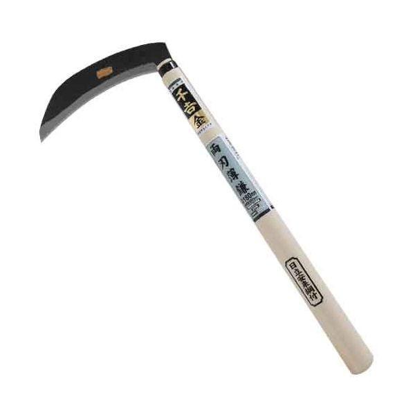 千吉 金 4977292600569 両刃薄鎌 4977292600569 千吉金 藤原産業 SENKICHI カマ 600562