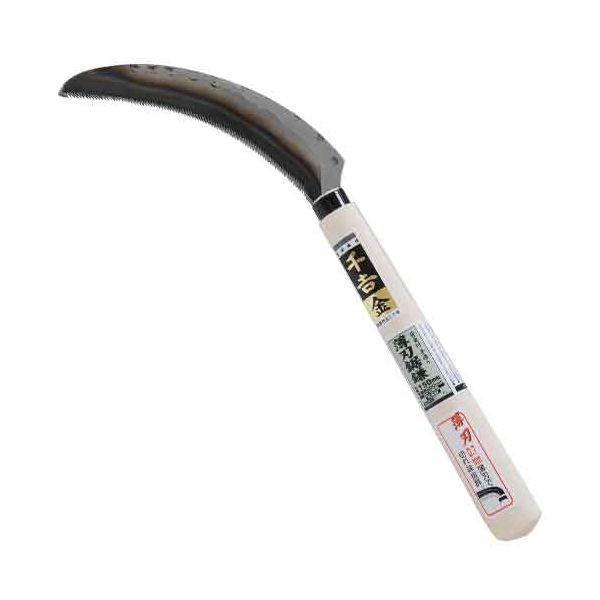 千吉 金 4977292601160 薄刃鋸鎌 背金付 4977292601160 千吉金 藤原産業 薄刃鋸鎌背金付