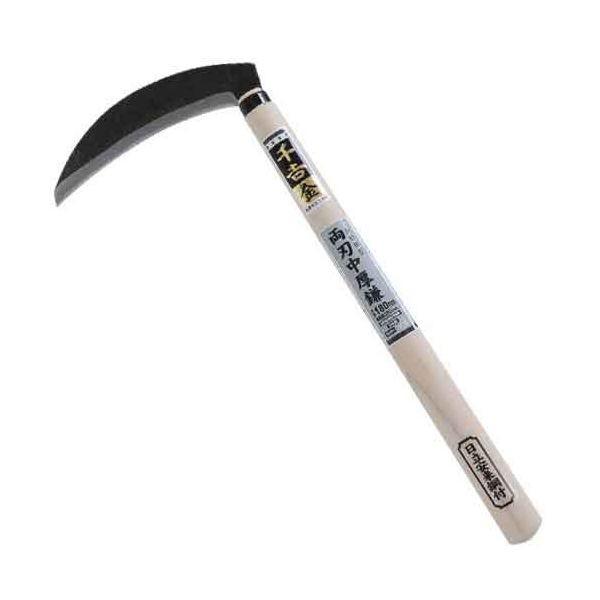 千吉 金 4977292601542 加世田型両刃中厚鎌 4977292601542 千吉金 藤原産業 SENKICHI カマ