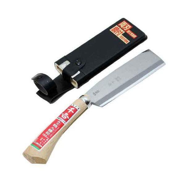 千吉 4977292602037 鞘入腰鉈 双刃 4977292602037 藤原産業 両刃 鞘入腰鉈双刃 鞘入腰ナタ サヤ入り