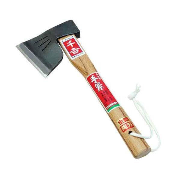 千吉 4977292603843 馬金型手斧 4977292603843 藤原産業 薪割り 園芸用品 園芸道具 おの 薪割り斧