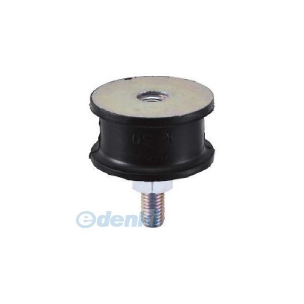 倉敷化工（KRK）［RA-100］丸形防振ゴム（片側ナット埋込形） RA RA100