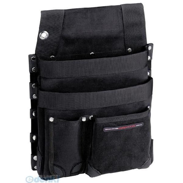 プロスター PROSTAR KW-703B ＫＡＷＡＴＥＣ 仮枠釘袋 超頑丈 マチ付 ブラック KW703B 都市造マチ付