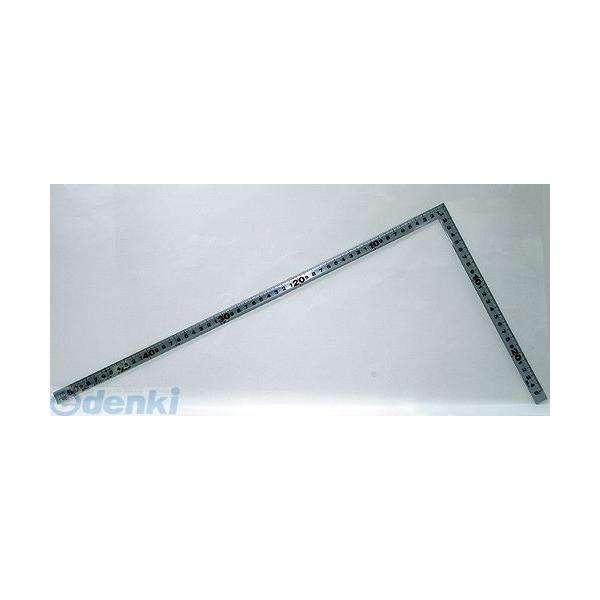 シンワ測定 10011 曲尺角厚 シルバー ５０cm／１尺５ 寸 併用目盛 日本一 10011