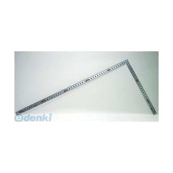 シンワ測定 10044 曲尺平ぴた シルバー ５０cm／１尺 ５寸 併用目盛 10044
