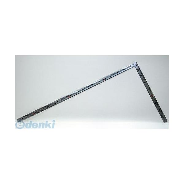 シンワ測定 10655 曲尺同厚 シルバー １尺６寸 裏面角目 名作 10655