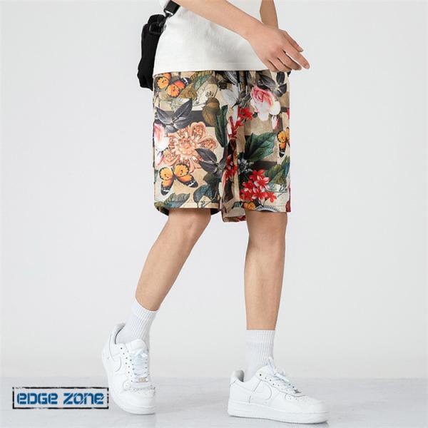 最安値で メンズショートパンツ 花柄 新品 ショートパンツ