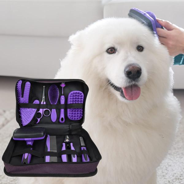 ペット用 グルーミング&ケア 9点セット ペットブラシ 犬 猫 ケア用品