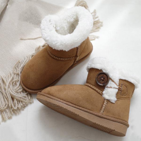 AmiAmi（アミアミ） ショートブーツ ムートン ブーツ キッズ 子供 ボア