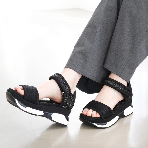 スポーツサンダル レディース 厚底サンダル 歩きやすい サンダル 厚底