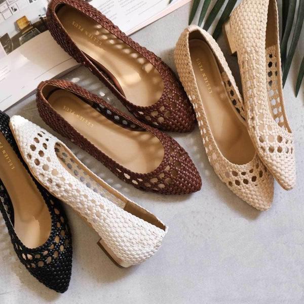 最終お値下げ★美品★LOUIS VUITTON ダミエメッシュパンプス メッシュ パンプス レディース 春 夏 ぺたんこ フラット ルリアン