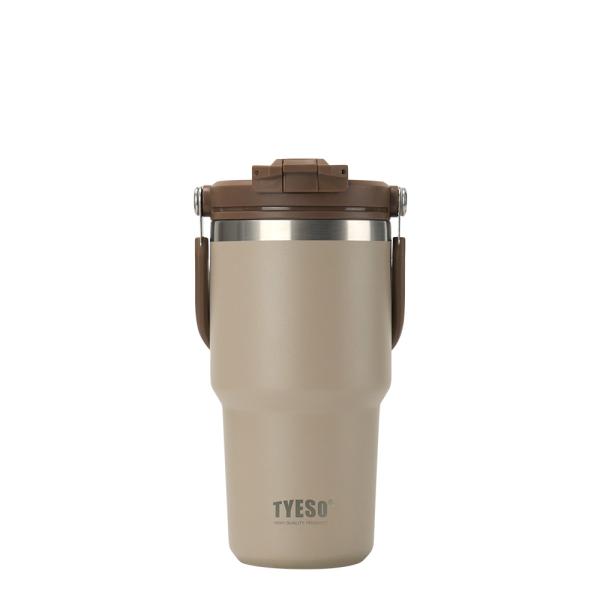 TYESO　タイソ　ポータブルタンブラー　600ml　モカブラウン　KT01-01022-205