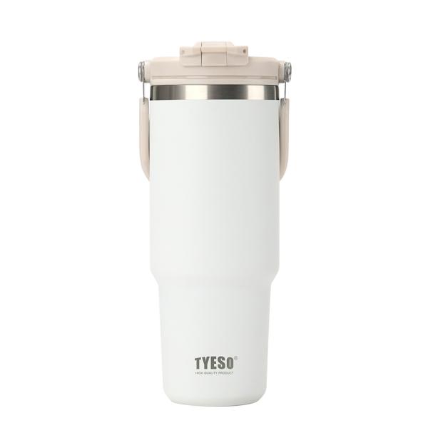 TYESO　タイソ　ポータブルタンブラー　900ml　スノーホワイト　KT01-01024-201