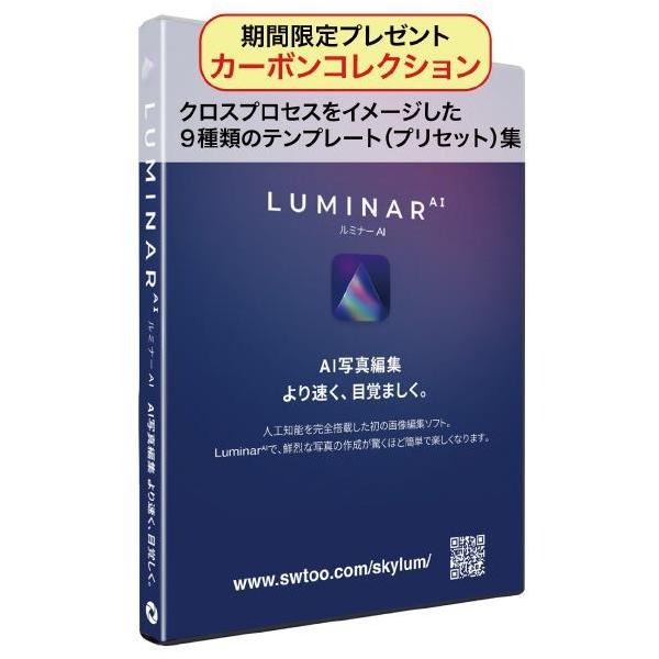 ソフトウェア・トゥー Luminar AI 日本語パッケージ キャンペーン版 ※パッケージ版(メディアレス版) 返品種別B