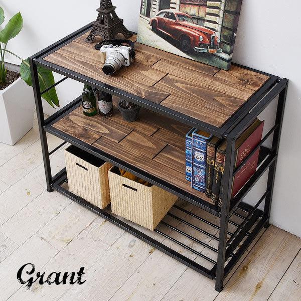 【ヴィンテージ】ウッド×メタルシェルフ　インダストリアル imgrc0097324299.jpg