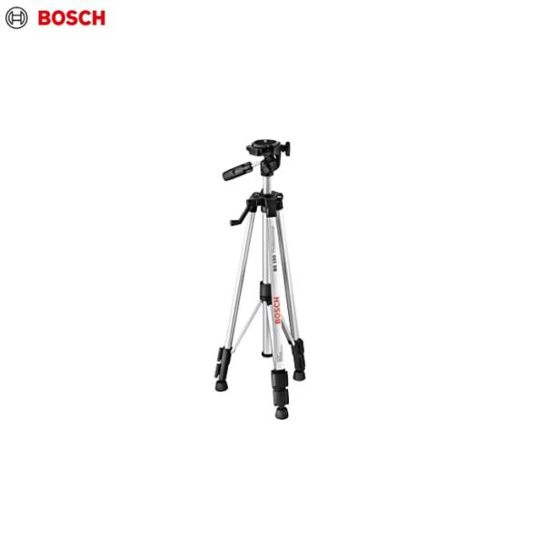 在庫処分 ボッシュ BS150 レ−ザ−距離計用 軽量アルミ三脚 レベル高調整幅：52〜147cm 取付けネジ径1/4インチ 新品 GLM BT150