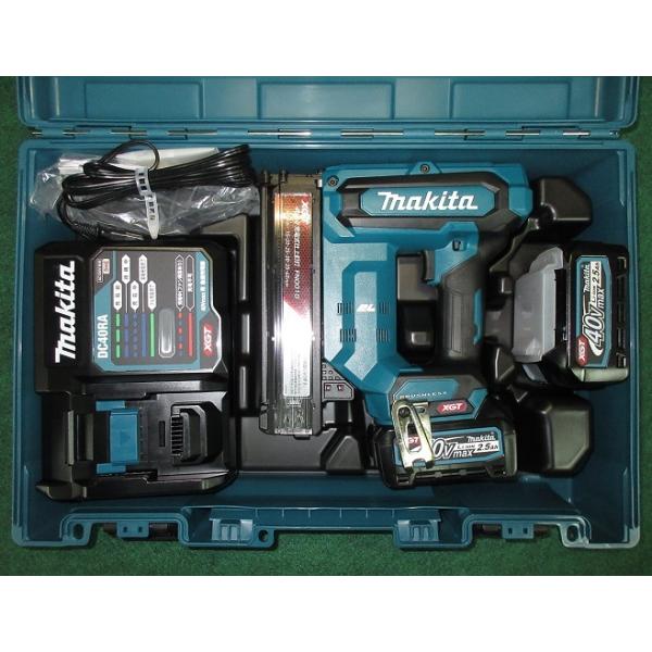 マキタ FN001GRDX 40V-max 40mm充電式仕上釘打機 2.5Ahバッテリ2 マキタ FN001GRDX 40V-max 40mm充電式仕上釘打機 2.5Ahバッテリ2