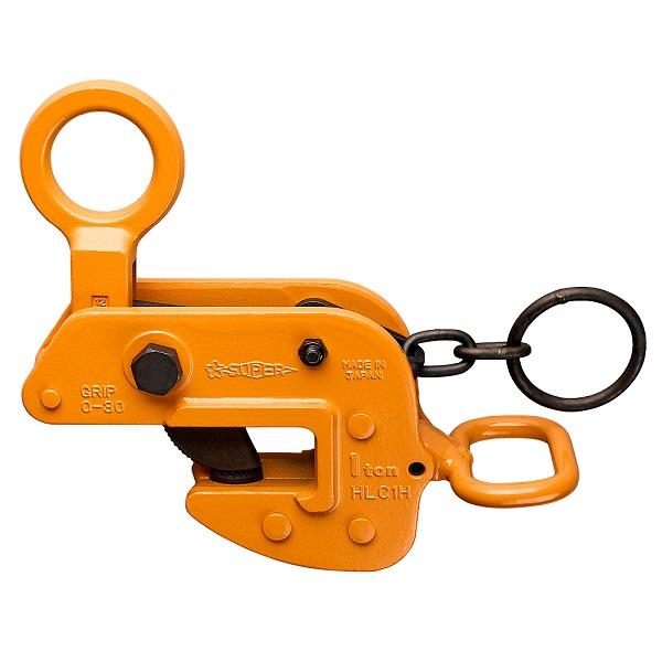 【SIW】SUPER TOOLS スーパーツール HLC1H 横吊りクランプ 1t ①【現状渡し品】 SUPER TOOL スーパーツール HLC1H 鋼材用クランプ ヨコ吊クランプ 容量
