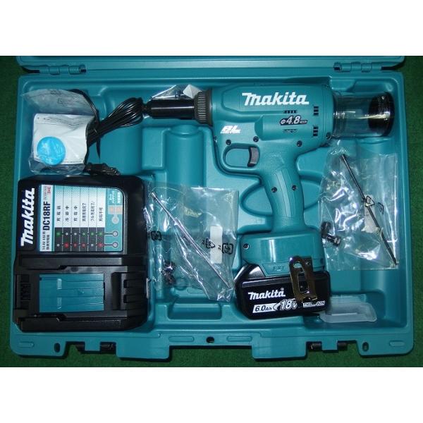 マキタ 充電式リベッタ RV150DRG I07-03 マキタ（makita） RV150DRG 18V充電式リベッタ 締付け可能リベット径