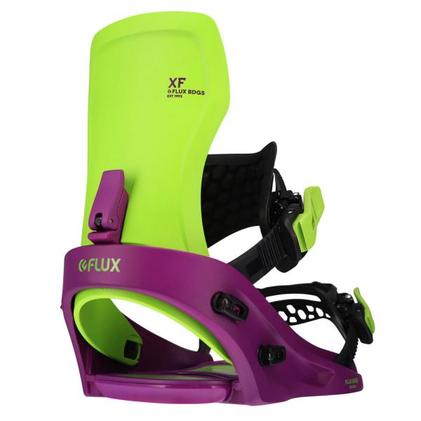 FLUX EM Sサイズ ビンディング 紫 緑 左右色違い バインディング FLUX EM Sサイズ ビンディング 紫 緑 左右色違い バインディング