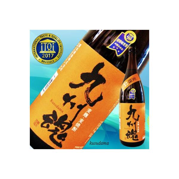 九州魂　麦焼酎　25°1800ml　国際味覚審査機構三つ星受賞