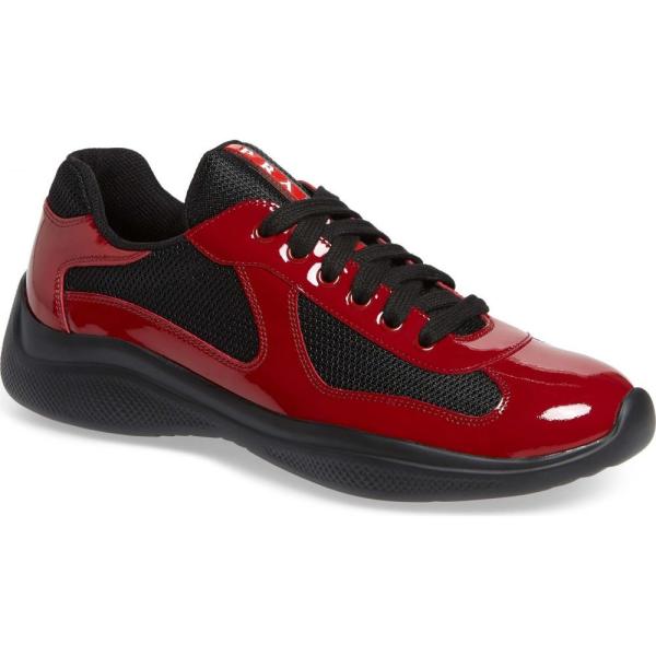 プラダ Prada メンズ スニーカー シューズ 靴 Americas Cup Sneaker Red Blueroyal Luvly Co Nz Content Php